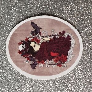 ART magic Gothic WATERPOOF Sticker Witch